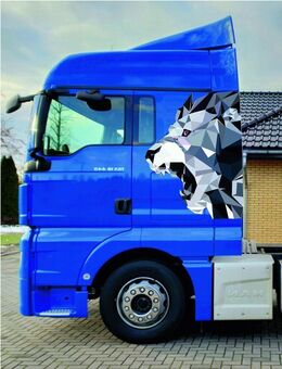 AUFKLEBER Fahrzeugbeschriftung MAN TGX TGA LÖWENKOPF - Wuppertal