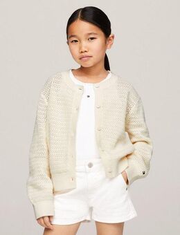 Tommy Hilfiger Strickjacke CROCHET CARDIGAN Baby bis 2 Jahre