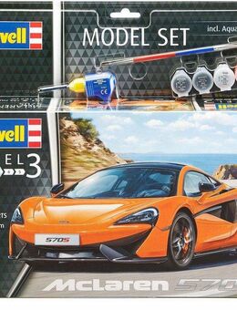 Revell® Modellbausatz Model Set, McLaren 570S, Maßstab 1:24, (Set), Made in Europe