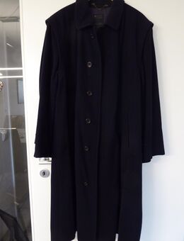 Herrenmantel dunkelblau Cashmere Kellerfalte Gr. 50 - Aachen