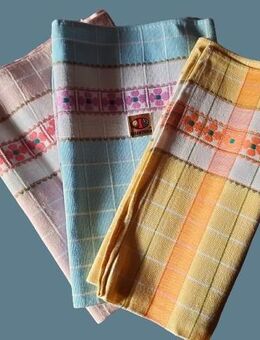 3 Vintage Indanthren Trockentücher aus den 70er Jahren für Liebhaber und Sammler - Niederfischbach