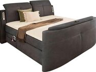 Jockenhöfer Gruppe Boxspringbett Movie Star in der Größe 180x200cm, mit versenkbarem TV-Lift und Fernbedienung, verstellbare Kopfstützen