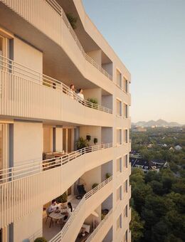 Stadtblick: 2-Zimmer mit Balkon und Loggia - München