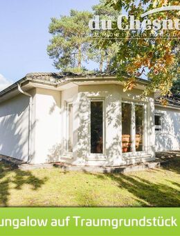 Moderner Bungalow auf Traumgrundstück in Wassernähe - Eichwalde
