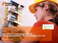 Maschinen- und Anlagenführer Pharmaproduktion / Quereinstieger (w/m/d) - Regensburg