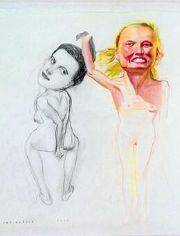 Pat Andrea - "Zeichnung Duo 9" - Kleve Zentrum