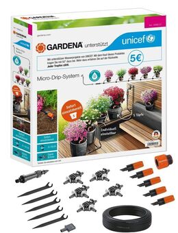 Komplett Bewässerung Gardena Start Set Pflanztöpfe Micro Drip System - Wuppertal