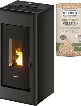 Freepoint Pelletofen One Airtight, 7 kW, Zeitbrand