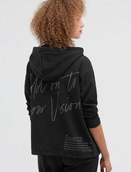 SOCCX Kapuzensweatjacke mit Zugband im Bund