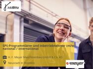 SPS-Programmierer und Inbetriebnehmer (m/w/d) national / international - Schashagen