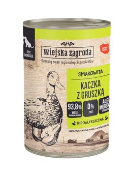 Wiejska Zagroda Dog 12 x 400 g - Ente mit Birne