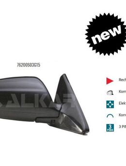 AUSSENSPIEGEL SPIEGEL RECHTS ELEKTRISCH HONDA CIVIC 6 76200S03G15 - Dortmund Wickede