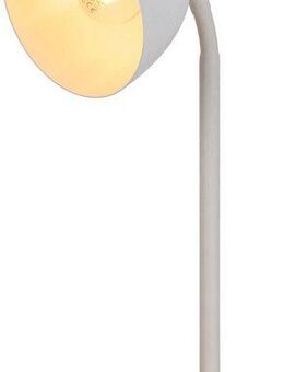 näve Schreibtischlampe Marie, ohne Leuchtmittel, Fuß und Schirm z.T. aus Holz, Schirm flexibel beweglich, E14