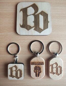 Böhse Onkelz Schlüsselanhänger oder Bierdeckel 4 eckig - Hannover Herrenhausen-Stöcken