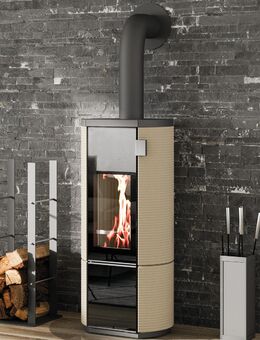 Kaminofen SOFORT LIEFERBAR! ✅ Mod. CONTE MINI Creme 5KW Ofen Holzofen Speicherofen Cera LDF Kamine - Strausberg
