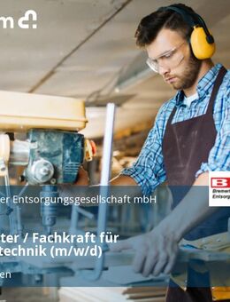 Schaltwärter / Fachkraft für Abwassertechnik (m/w/d) - Bremerhaven