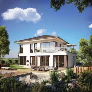 EFH-EXKLUSIVER NEUBAU inkl. Baugrundstück-ein Hinkucker mit klaren Linien und besonderem Design aus dem Hause Bien Zenker