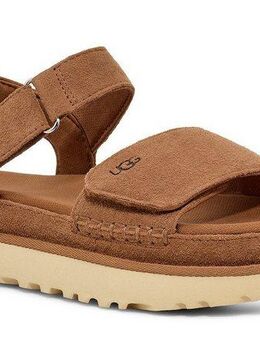 UGG W GOLDENSTAR Plateausandale, Plateausandale, Sandalette mit Klettverschluss