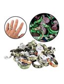 24 Stück Leuchtringe Ring Set Leuchtender Fingerring Geschenkidee Modeschmuck Wiederverkäufer 23,90€* in 78052