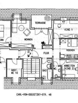 Wohnen im DG / sep. Gäste-WC / Terrasse u.v.m. frei ab 1.4.26 - Chemnitz