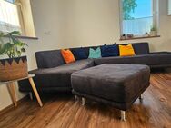 Graue Ecksofa Lieferung möglich inkl. Nassreinigung - Finningen