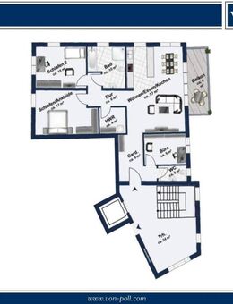 Bielefeld-Quelle: NEUBAU Wohnung W4 KfW40 | 4 Zimmer | ca. 111 m² Wohnfläche | Balkon | Tiefgarage - Bielefeld