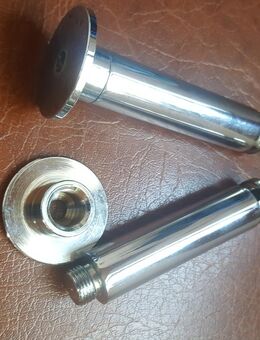 Umlenkrollen, chrom, L=100mmx20 mm - Litzendorf