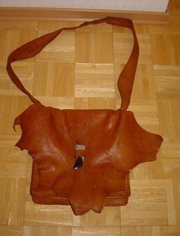 Leder Umhängetasche Designer Hand Made Hippie Farbebraun, Material Leder - Stuttgart
