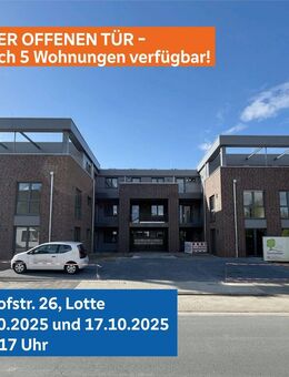 Altersruhesitz im Herzen von Lotte *Neubauwohnung mit Aufzug* - Lotte