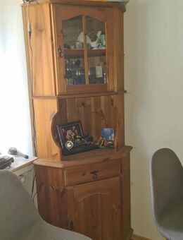 Eckvitrine aus Holz - Köln
