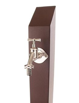 TRINKWASSER Wassersäule TSQS 730 Rost Optik braun eckig - Hiddenhausen