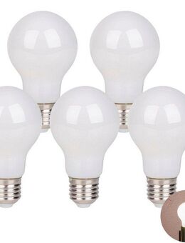 näve LED-Leuchtmittel Daffy, E27, 5 St., Warmweiß, 5er Set, dimmbar, 2600 Kelvin