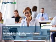 Sachbearbeiter:in Kundenservice Inbound (m/w/d) Vollzeit / Teilzeit - Hamburg
