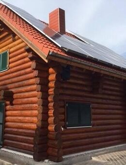 Kanadisches Rundstammhaus - Waldleiningen