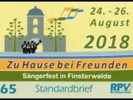 RPV: MiNr. 632, 06.07.2018, "Sängerfest in Finsterwalde", Satz, postfrisch - Brandenburg (Havel)