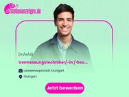 Vermessungstechniker/-in / Geomatiker/-in (m/w/d) - Stuttgart