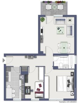 +++ Renovierungsbedürftige 2,5-Zimmerwohnung mit Balkon +++ - Heppenheim (Bergstraße)