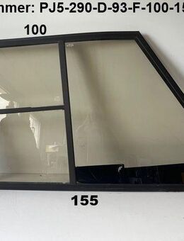 Peugeot 290 J5 Wohnmobilfenster BI-VETRAL ca 155 bzw 100 x 76 gebr. trapezförmig rechts (Beifahrerseite) Dethleffs Globetrotter integriert BI-VETRAL ESG 43R-001137 DOT 349 M 62 AS 2 - Schotten Zentrum
