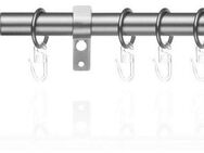 LICHTBLICK ORIGINAL Gardinenstange Gardinenstange Kegel, 20 mm, ausziehbar, 1 läufig 130 - 240 cm, Ø 20 mm, 1-läufig, ausziehbar, Metall, Einläufige Vorhangstange mit Ringen für Gardinen und Stores.
