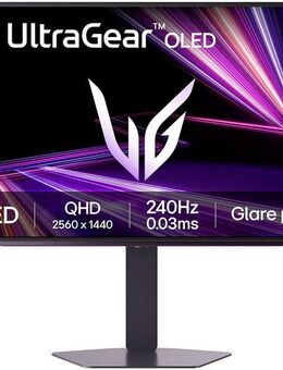 LG 27GX704A Gaming-Monitor (67 cm/27 ", 2560 x 1440 px, WQHD, 0,03 ms Reaktionszeit, 240 Hz, OLED)