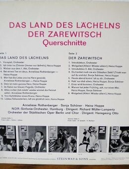 Land des Lächelns-Der Zarewitsch-Anneliese Rothenberger u.a.-Vinyl-LP,1967 - Linnich