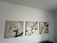 Bilderkollektiv auf Leinwand - Blumenmotiv - tadelloser Zustand - Hamburg