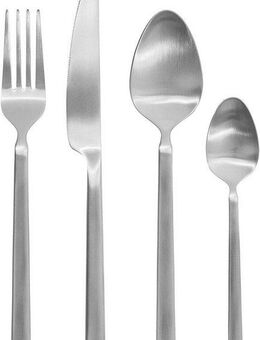 blomus Besteck-Set STELLA (16-tlg), 4 Personen, Edelstahl, mattiert