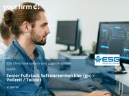 Senior Fullstack Softwareentwickler (gn) - Vollzeit / Teilzeit - Berlin