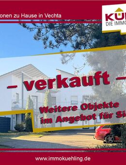 In Toplage! 2- Zimmer-Erdgeschosswohnung mit separatem Eingang! - Vechta