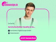 Servicetechniker (m/w/d) Quality & Support - Kaiserslautern