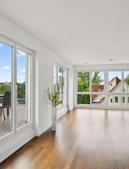 Alpen in Sicht - Wohnen auf höchstem Niveau: Exklusives 4-Zi.-Penthouse. Lift direkt in die Wohnung. - Freising
