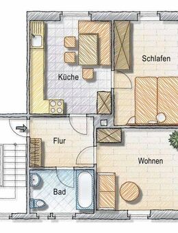 ALTBAUWOHNUNG mit großer Küche - Flöha