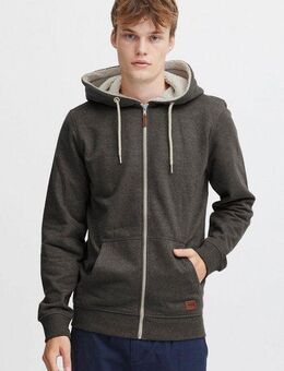 Blend Kapuzenpullover BHHulker Sweatshirtjacke mit Teddyeinsatz in der Kapuze