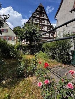 Einzeldenkmal - erhöhte Abschreibung - freistehendes Altstadthaus am Altstadtrand, 3 Wohnungen, Appartement, Garten - Dinkelsbühl